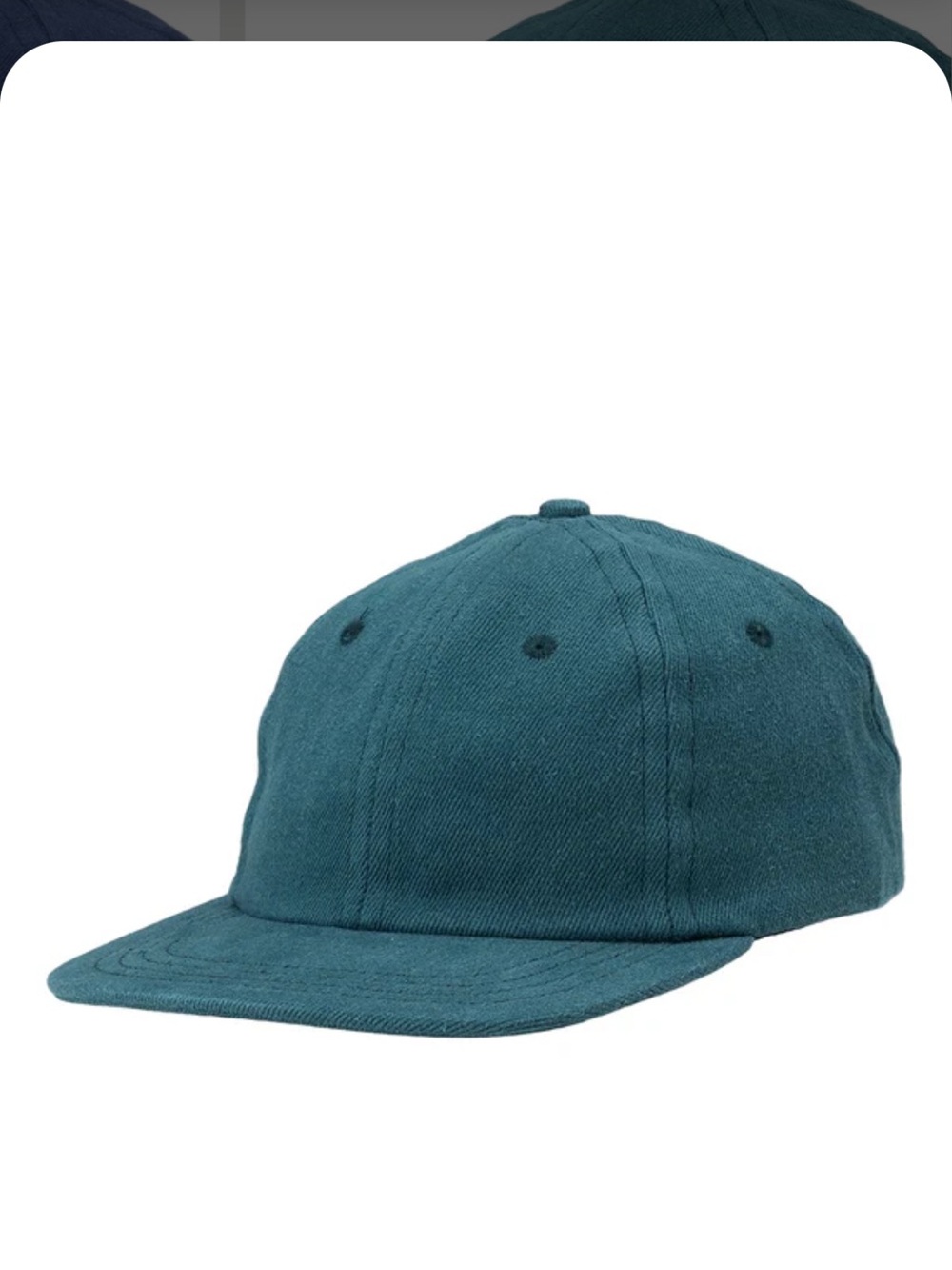 Jungmaven Chenga Deep Teal Hemp Cotton Twill Cap